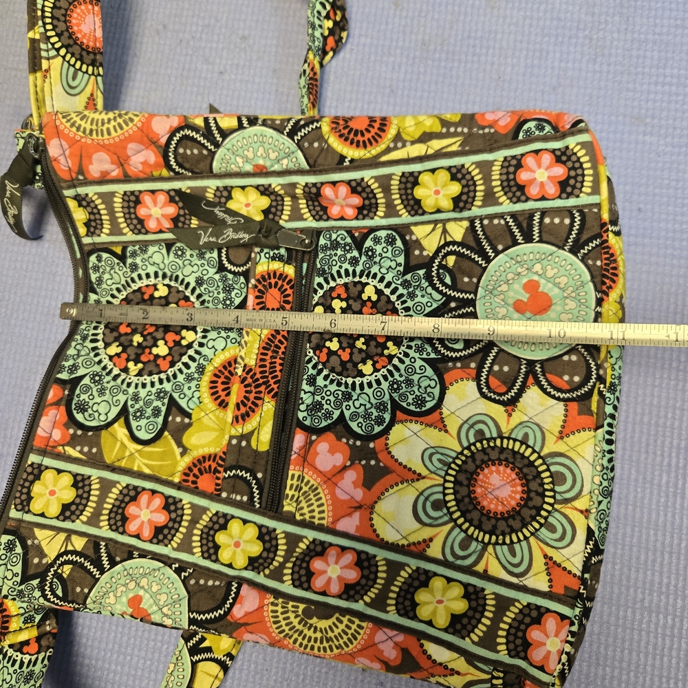Vera Bradley X Mickey Mouse- Multicolor- Floral- Crossbody- Shoulder Bag- NWOT - Picture 12 of 13